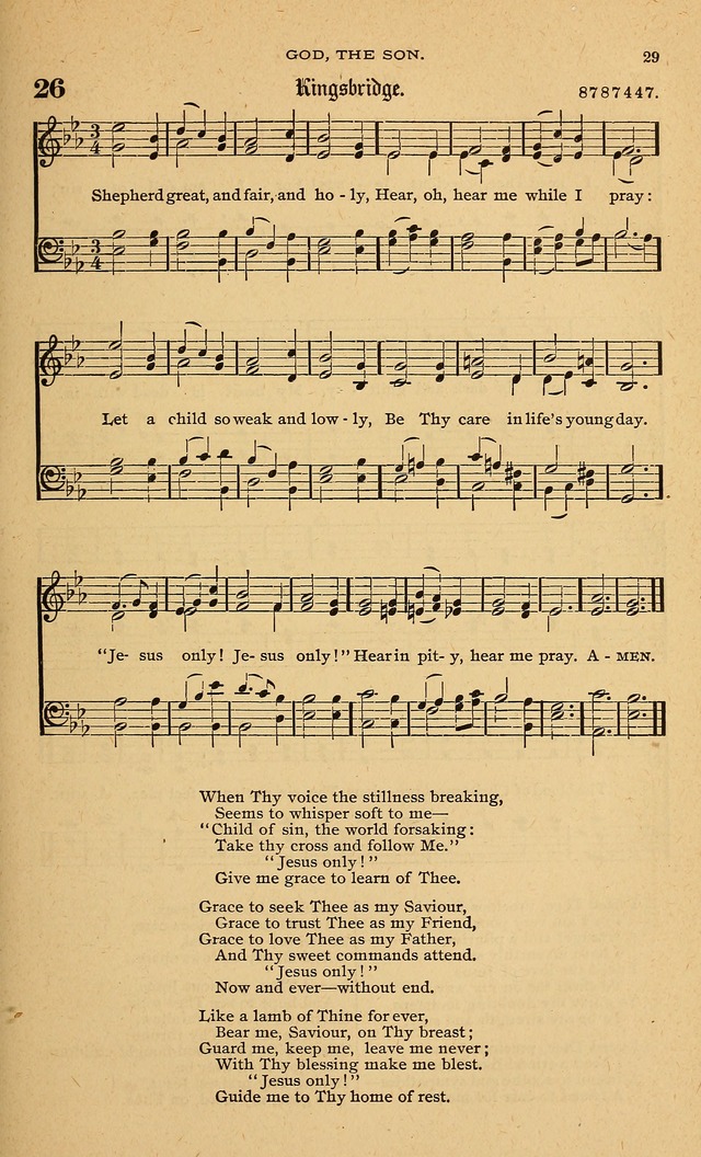 Hymnal with Music for Children page 38