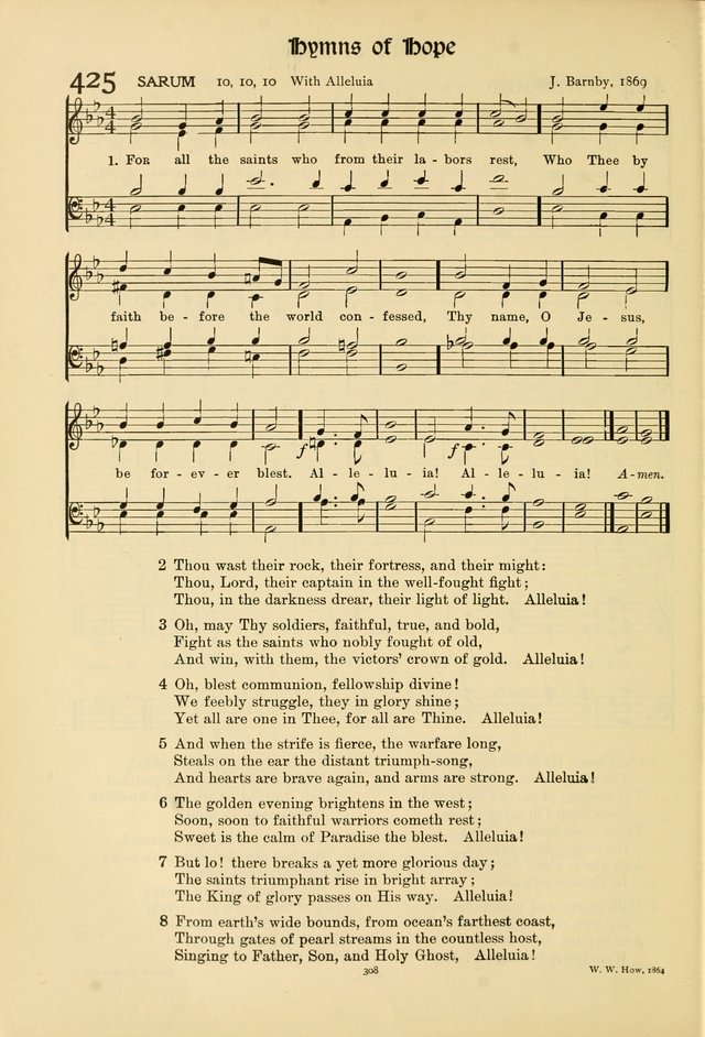 Hymns of Worship and Service (15th ed.) page 308