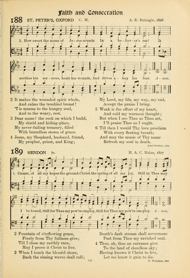 Hymns of Worship and Service. (Chapel ed.) page 137