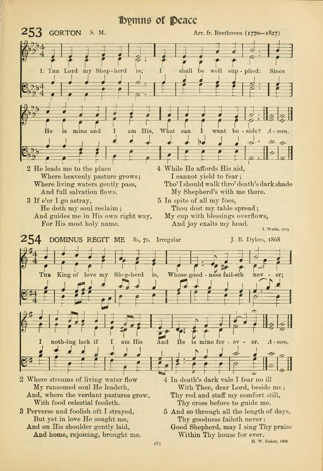 Hymns of Worship and Service. (Chapel ed.) page 185