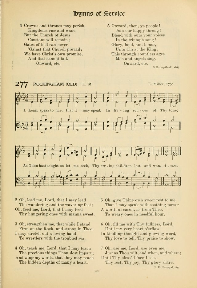 Hymns of Worship and Service. (Chapel ed.) page 201