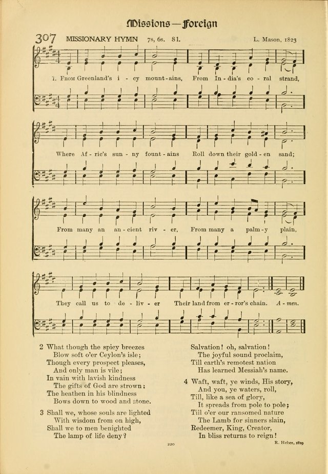 Hymns of Worship and Service. (Chapel ed.) page 220