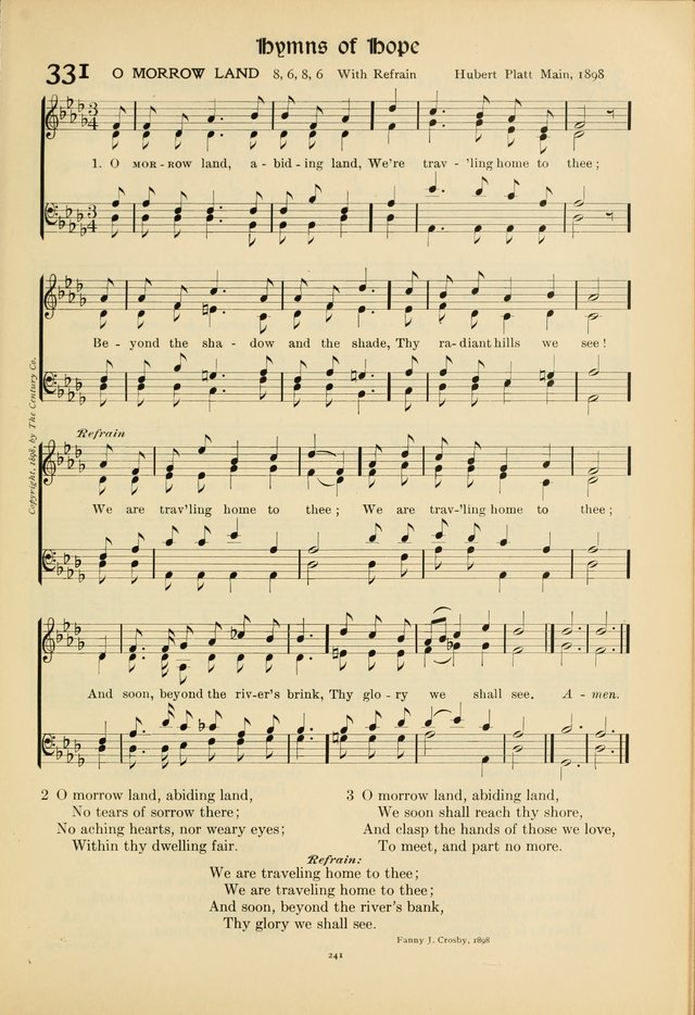 Hymns of Worship and Service. (Chapel ed.) page 241