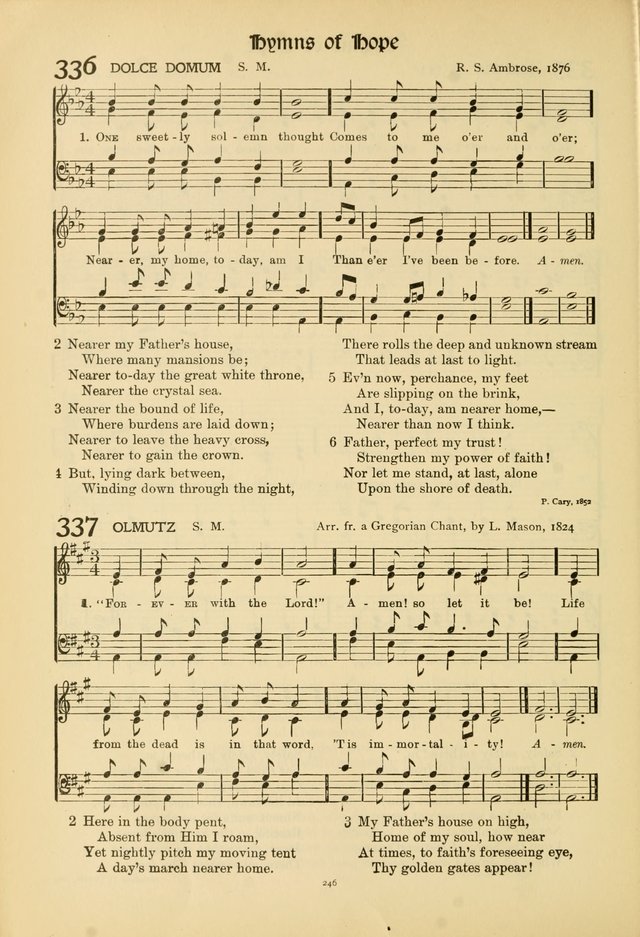 Hymns of Worship and Service. (Chapel ed.) page 246
