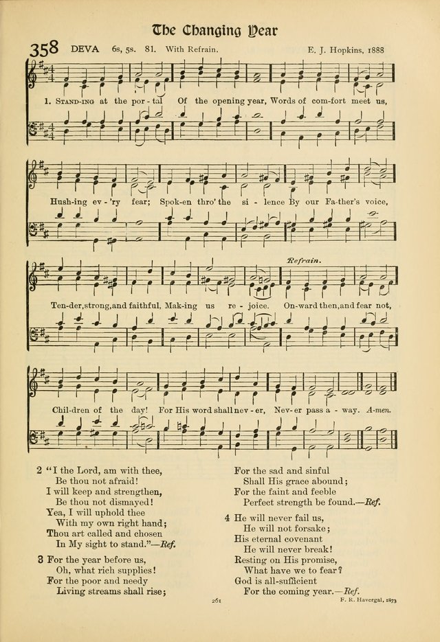 Hymns of Worship and Service. (Chapel ed.) page 261