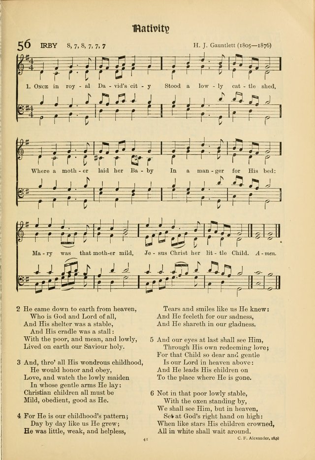Hymns of Worship and Service. (Chapel ed.) page 41