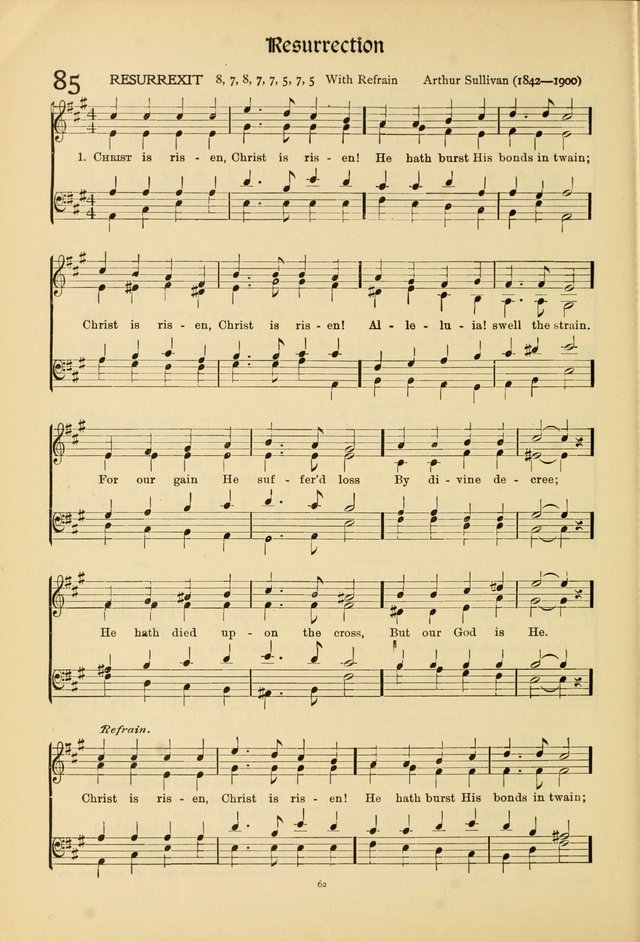 Hymns of Worship and Service. (Chapel ed.) page 62