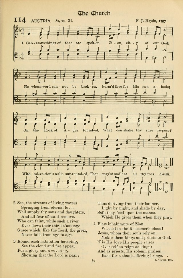 Hymns of Worship and Service. (Chapel ed.) page 83