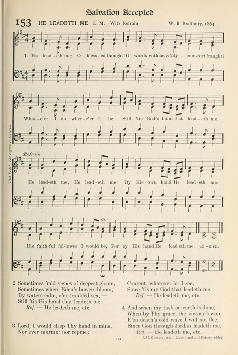 Hymns of Worship and Service: College Edition page 113