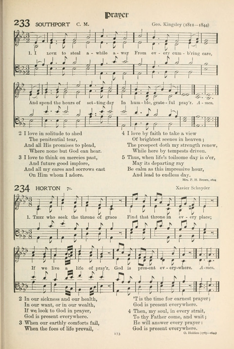 Hymns of Worship and Service: College Edition page 173