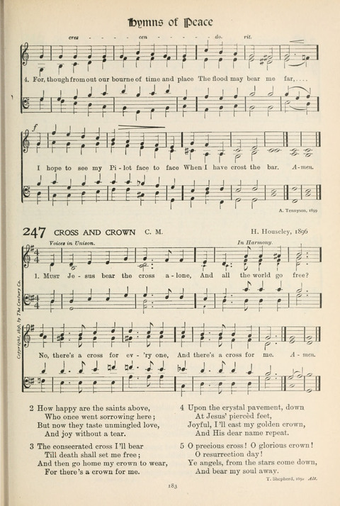 Hymns of Worship and Service: College Edition page 183