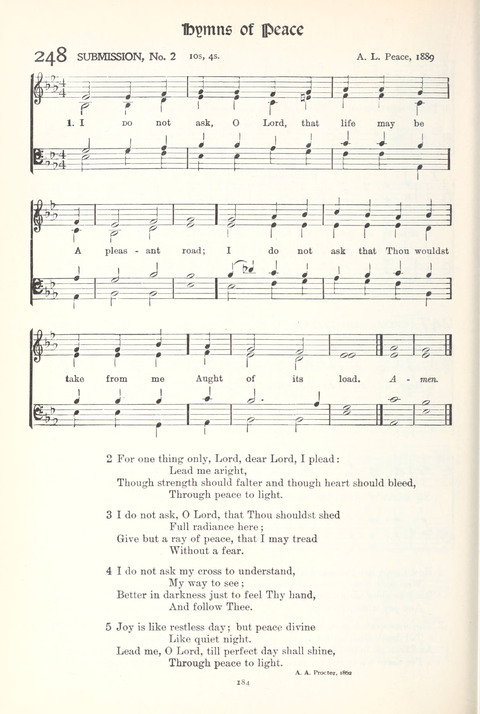 Hymns of Worship and Service: College Edition page 184