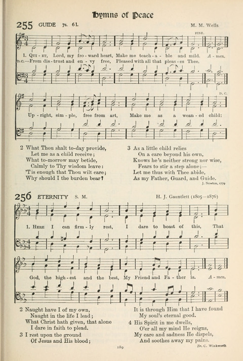 Hymns of Worship and Service: College Edition page 189