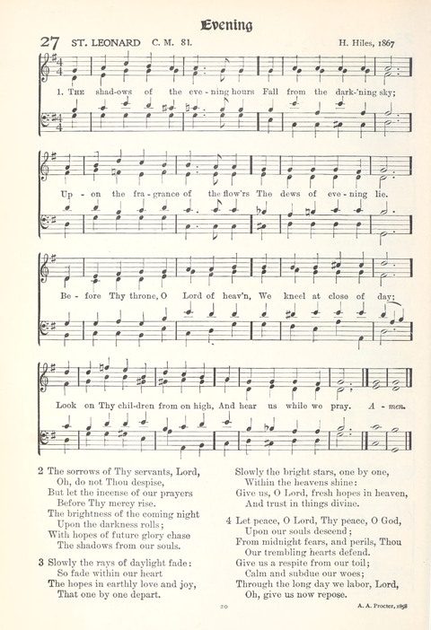 Hymns of Worship and Service: College Edition page 20