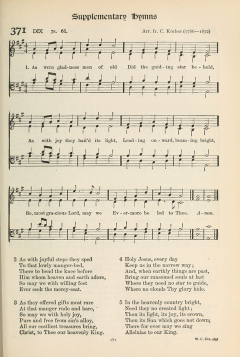 Hymns of Worship and Service: College Edition page 281