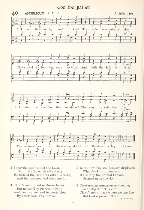 Hymns of Worship and Service: College Edition page 30