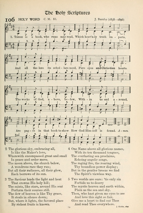 Hymns of Worship and Service: College Edition page 79