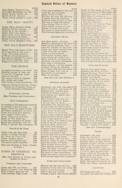 Hymns of Worship and Service: College Edition page xiv