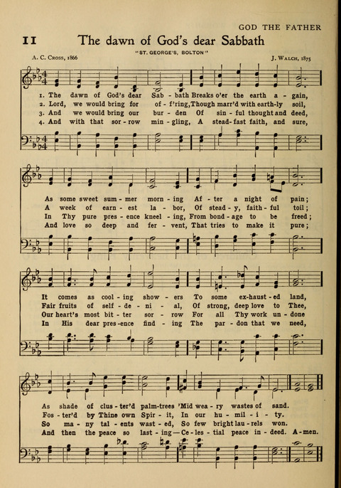 Hymns of Worship and Service: for the Sunday School page 10