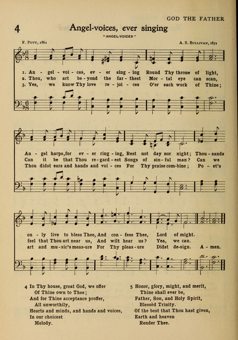 Hymns of Worship and Service: for the Sunday School page 4