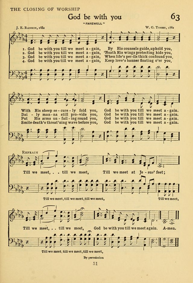 Hymns of Worship and Service: for the Sunday School page 70
