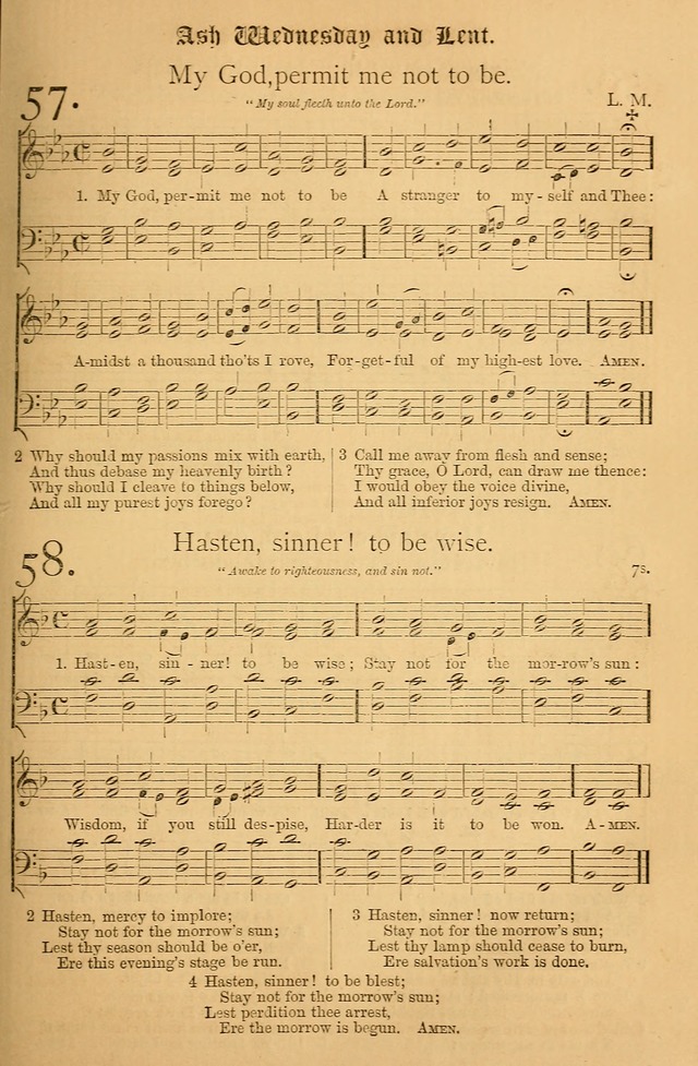 The Hymnal: with tunes old and new page 62