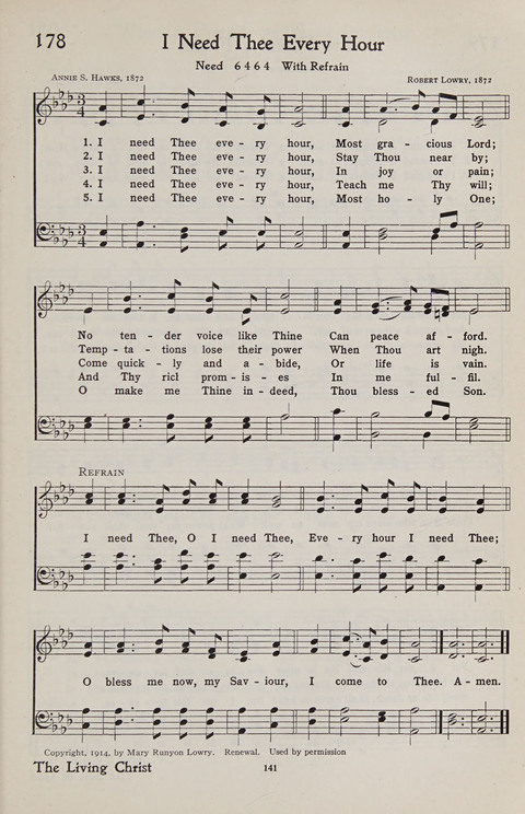 Hymns of the Christian Life page 139