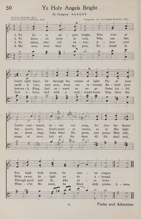 Hymns of the Christian Life page 40