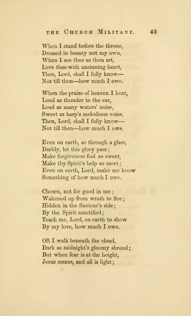 Hymns of the Church Militant page 43