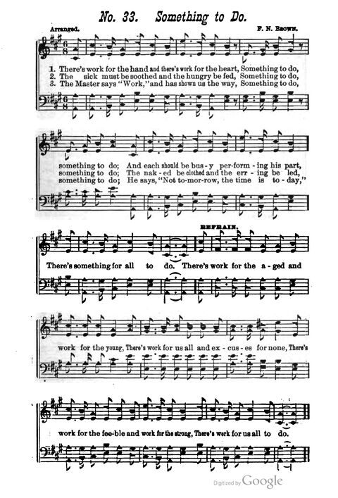 The Harp of Glory: The Best Old Hymns, the Best New Hymns, the cream of song for all religious work and workship (With supplement) page 33