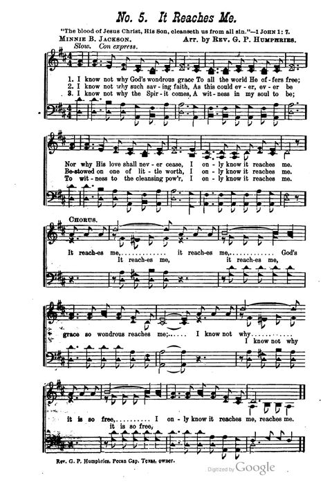 The Harp of Glory: The Best Old Hymns, the Best New Hymns, the cream of song for all religious work and workship (With supplement) page 5