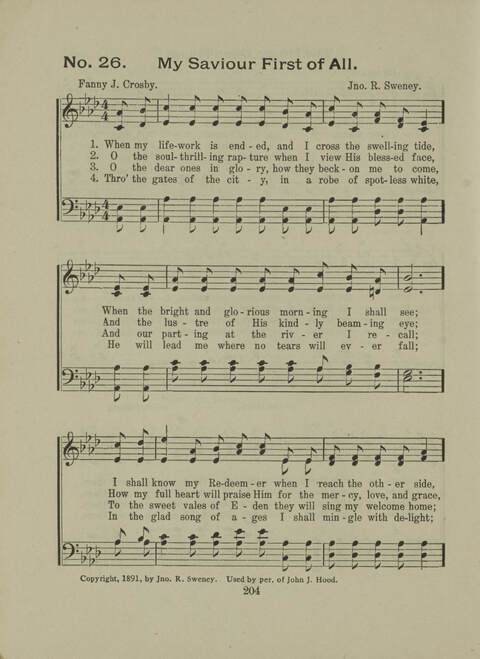 Hymns of Hope: a collection of approriate hymns for funeral and other occasions page 34