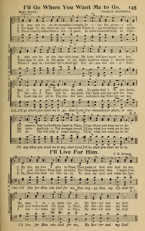 Hymns of His Grace: No. 1 page 143