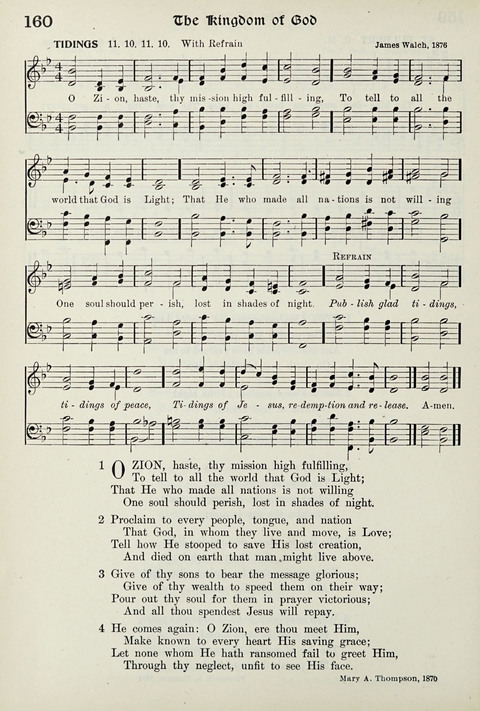 Hymns of the Kingdom of God page 160