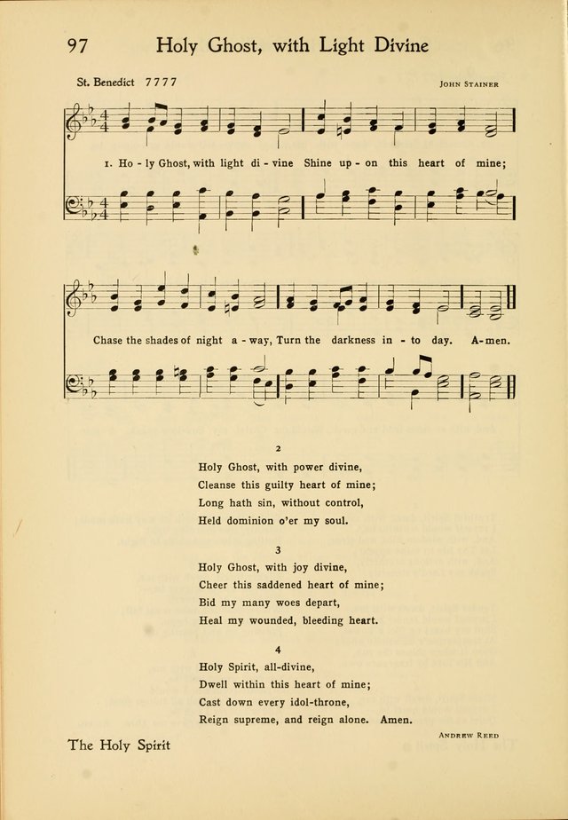 Hymns of the Living Church page 111