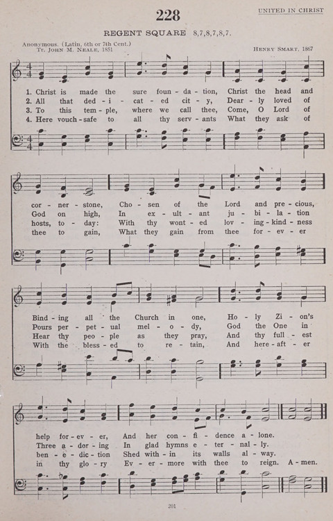 Hymns of the United Church page 201