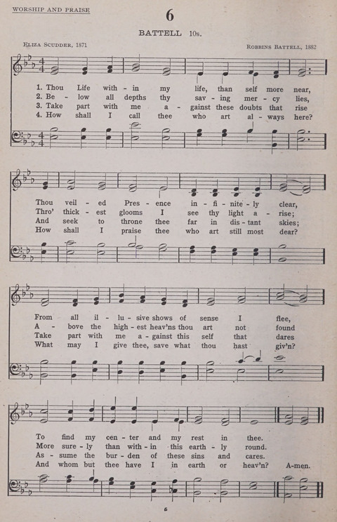 Hymns of the United Church page 6