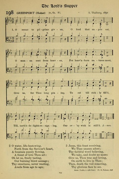 Hymns of Worship and Service: (12th ed.) page 143
