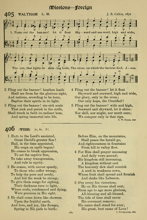 Hymns of Worship and Service: (12th ed.) page 289