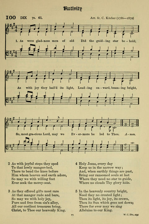 Hymns of Worship and Service: (12th ed.) page 73