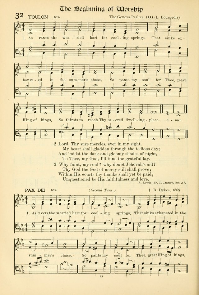 In Excelsis: Hymns with Tunes for Christian Worship. 7th ed. page 24