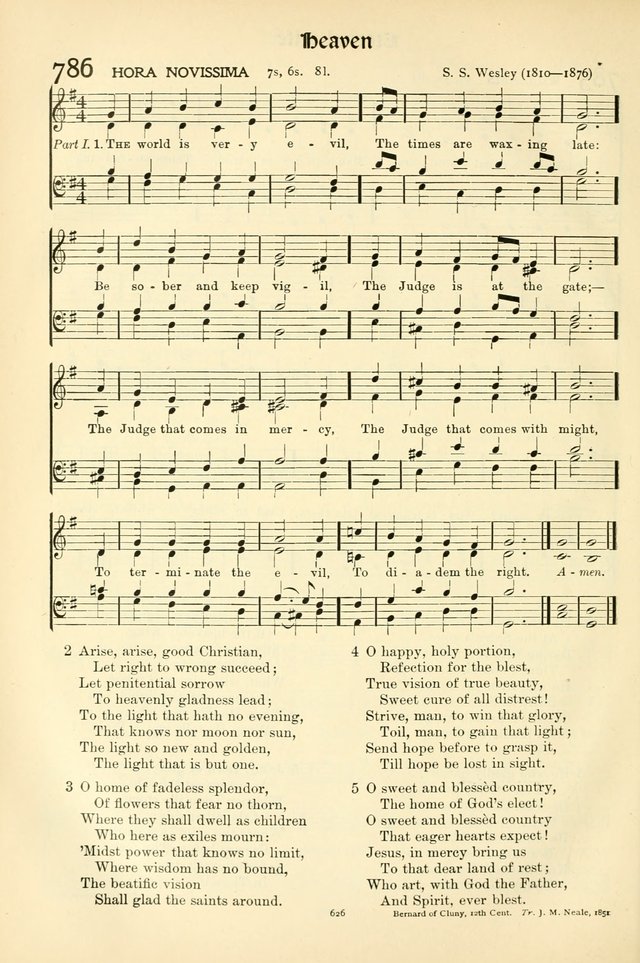 In Excelsis: Hymns with Tunes for Christian Worship. 7th ed. page 636