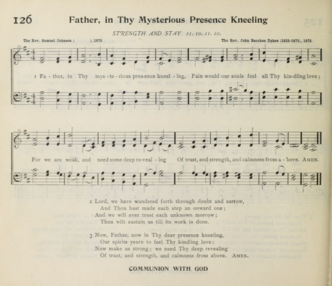 The Institute Hymnal page 152