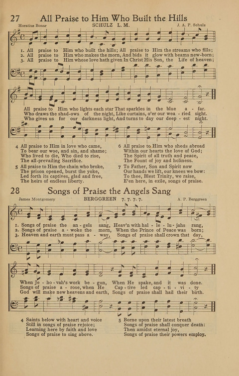 Immanuel Hymnal: with scripture responses for use by minister and people in public worship page 25