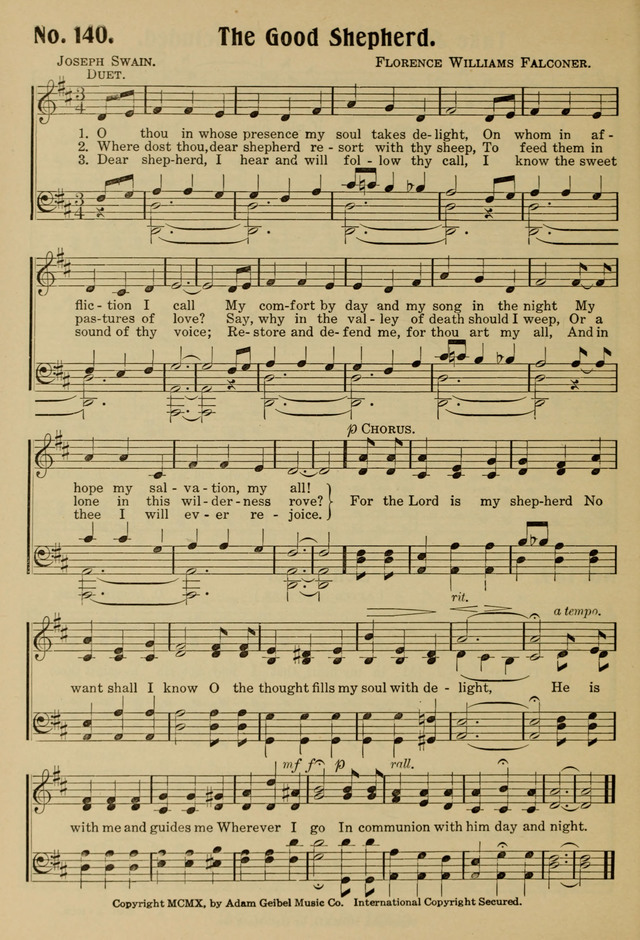 Ideal Sunday School Hymns page 140