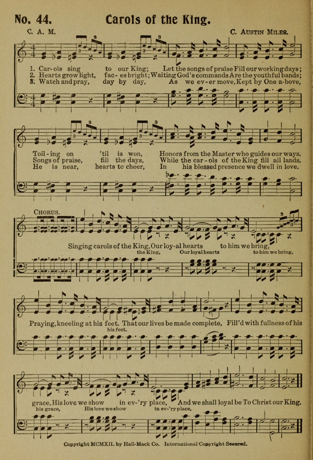 Ideal Sunday School Hymns page 44