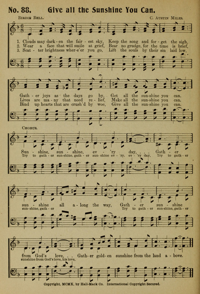 Ideal Sunday School Hymns page 88
