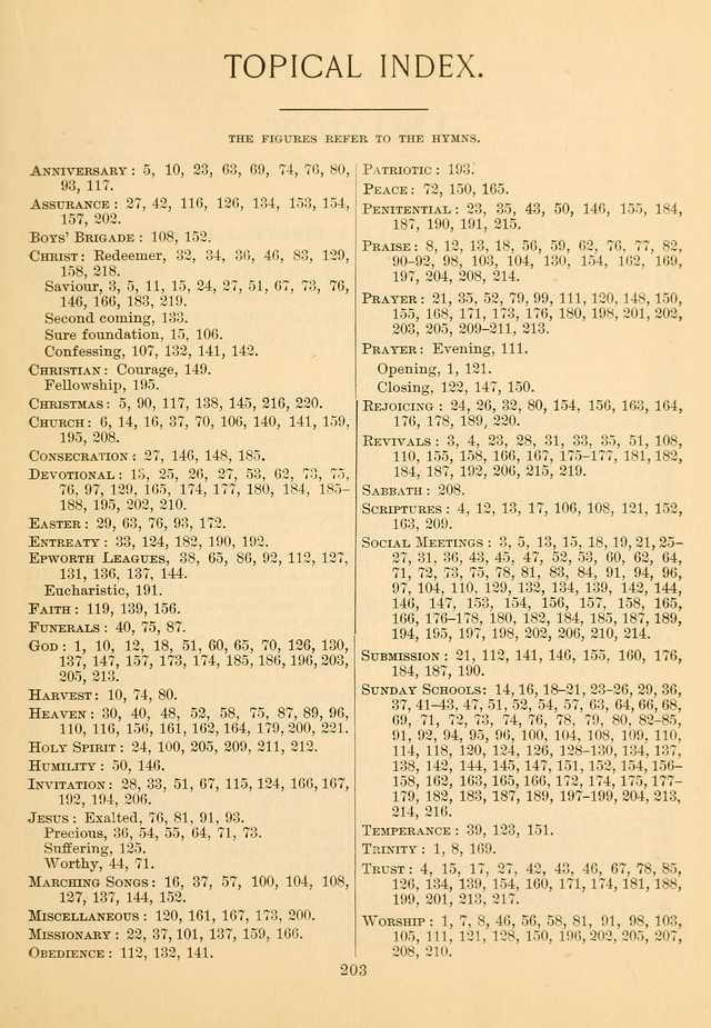 Imperial Songs: for Sunday schools, social meetings, Epworth leagues, revival services page 208