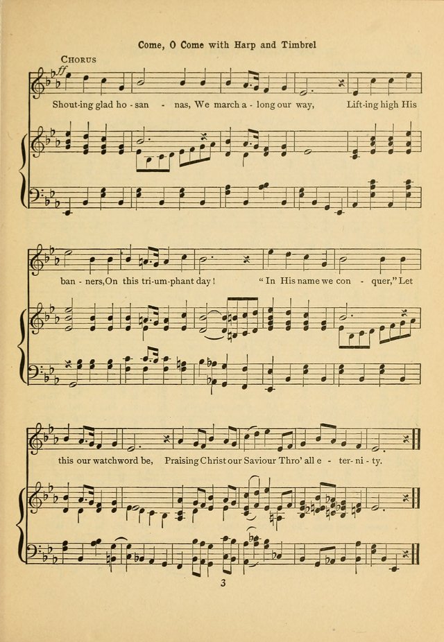 Junior Carols: a collection of sacred songs for Junior Societies, Sunday Schools, the Home Circle page 3
