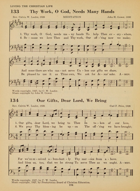 Junior Church School Hymnal: for use in the junior section of the church school, in the home, and in junior congragations (Teacher